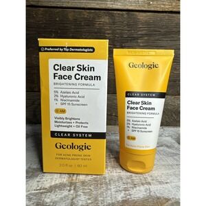 Geologie Clear Skin Face Cream 2oz EXP 05/2026 | MSRP = $49